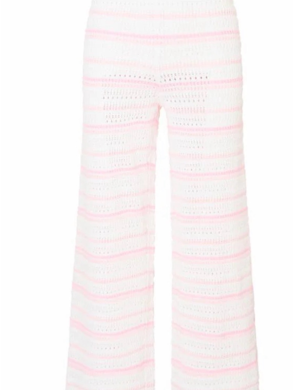 LOVESHACKFANCY CLARABETH STRIPE KNIT PANTS MARABELLA STRIPE